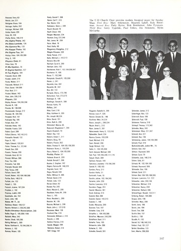 tower -- university of detroit 1968