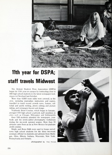 Tower -- University of Detroit 1969