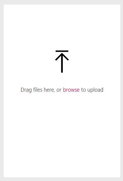 Upload videos box image (drag or browse)