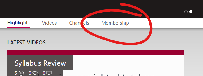 Groups page membership selection