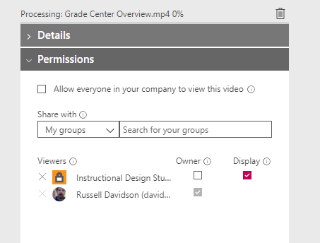 Image of Upload Permissions box