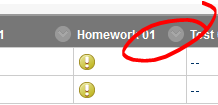 Assignments - option button