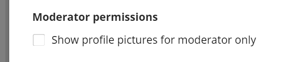 Moderator permissions