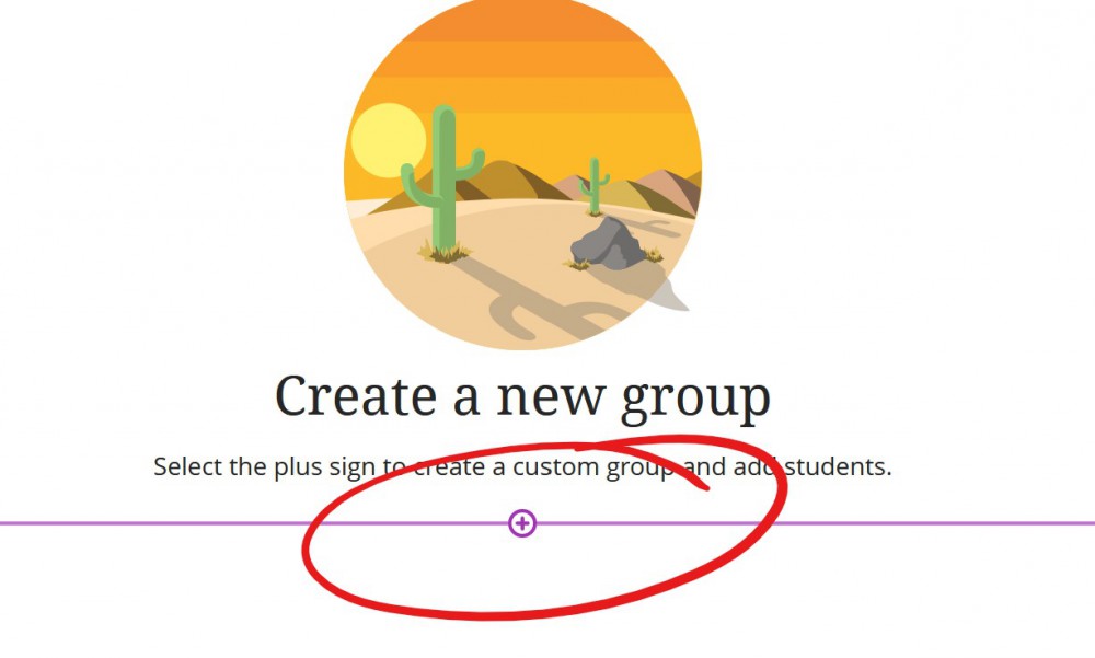 image of add a group button