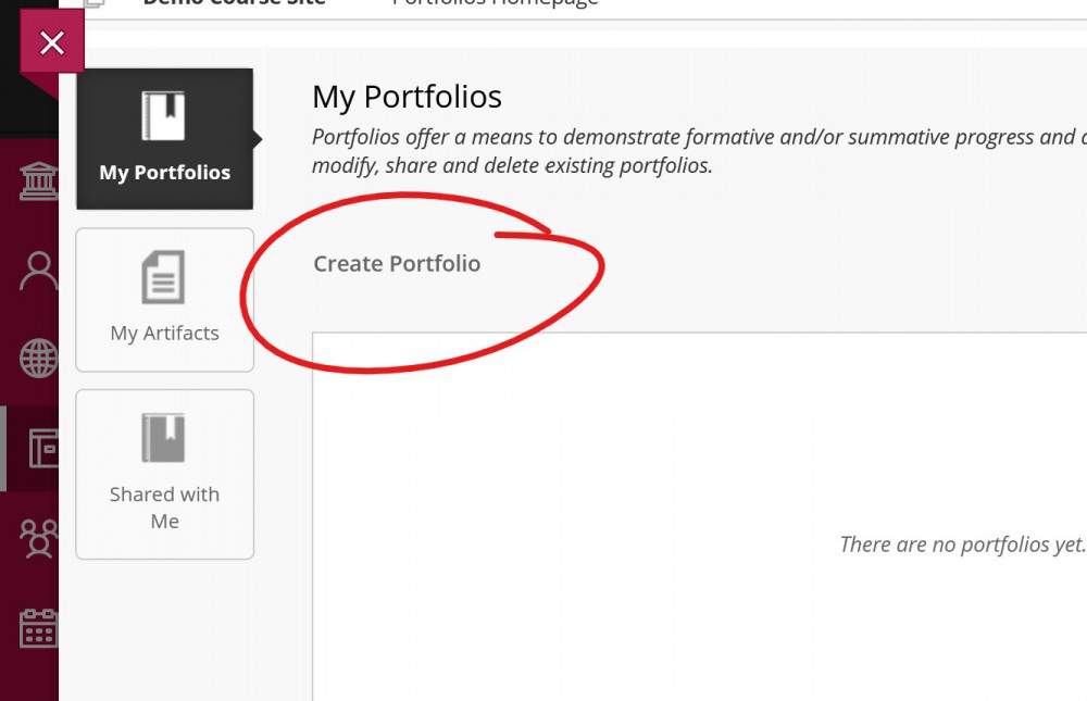 image of create portfolio selection